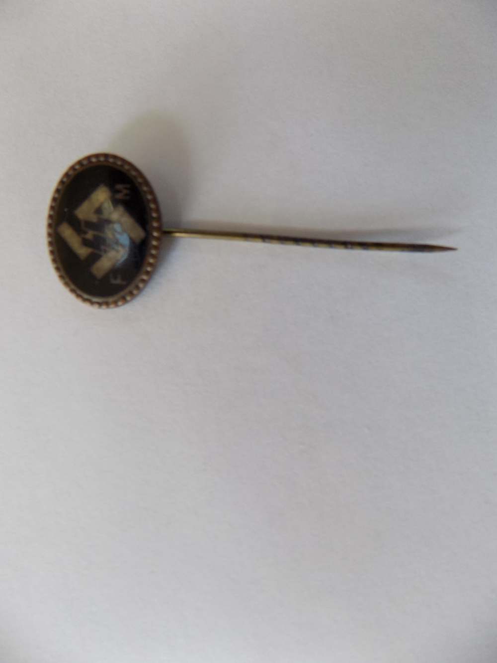 WW2 German SS FM Supporter Member Stick Pin Mint Rare-img-2