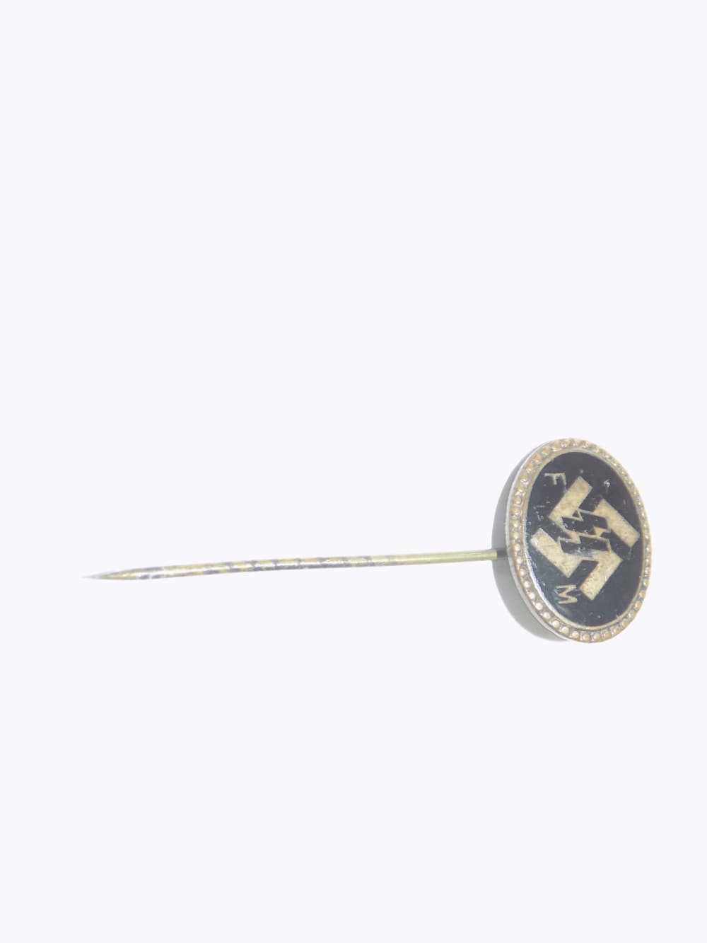 WW2 German SS FM Supporter Member Stick Pin Mint Rare-img-0