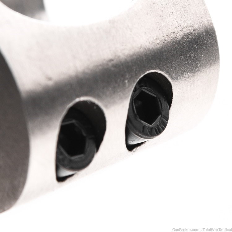 AR15 AR10 0.750" STAINLESS STEEL Skeleton Clamp Gas Block-img-2