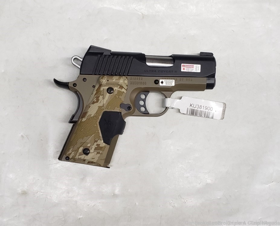 Kimber Ultra Covert II 45acp 3in barrel crimson trace CA LEGAL 3200167CA-img-1