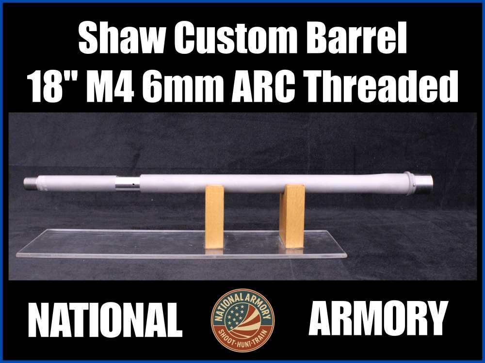 Shaw Custom Barrel 18" M4 AR-15 6mm ARC Threaded Muzzle-img-0