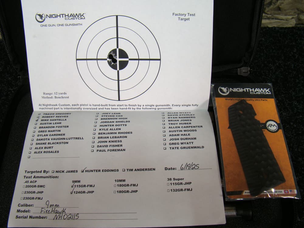 Nighthawk Custom Firehawk 9mm 1911 comp Pistol Sandhawk FDE tan finish IOS -img-21