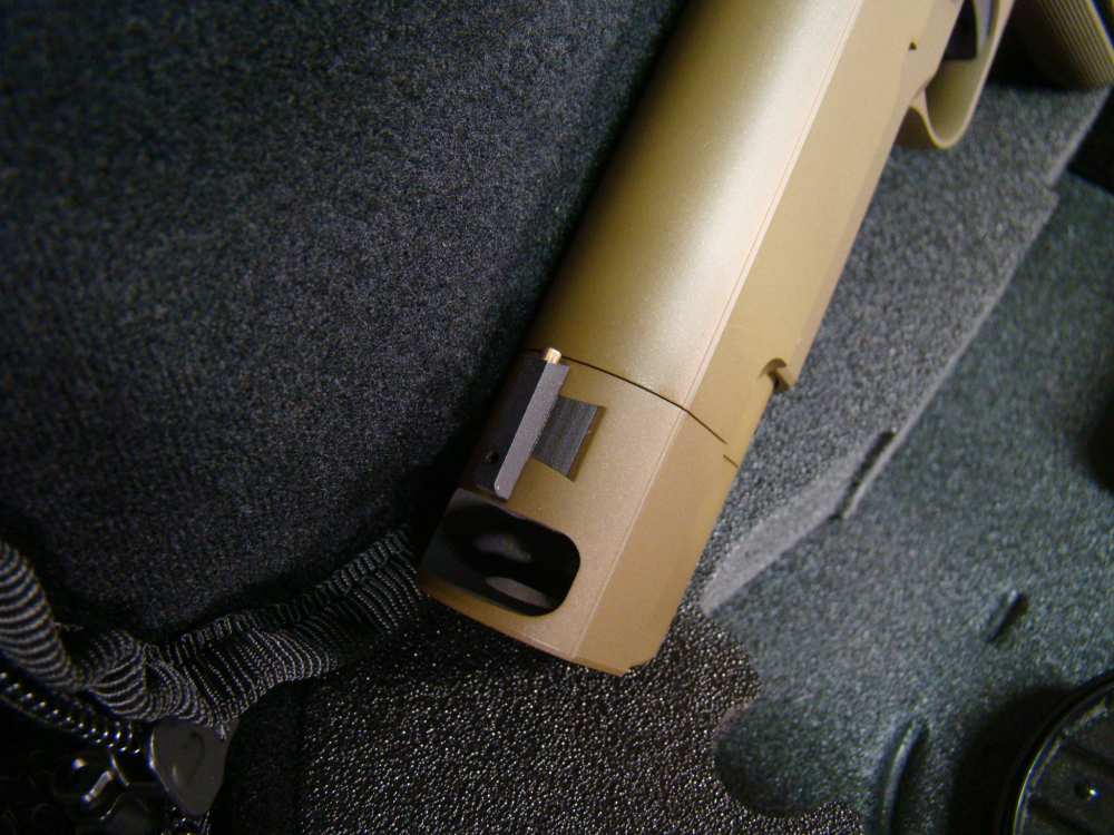 Nighthawk Custom Firehawk 9mm 1911 comp Pistol Sandhawk FDE tan finish IOS -img-4