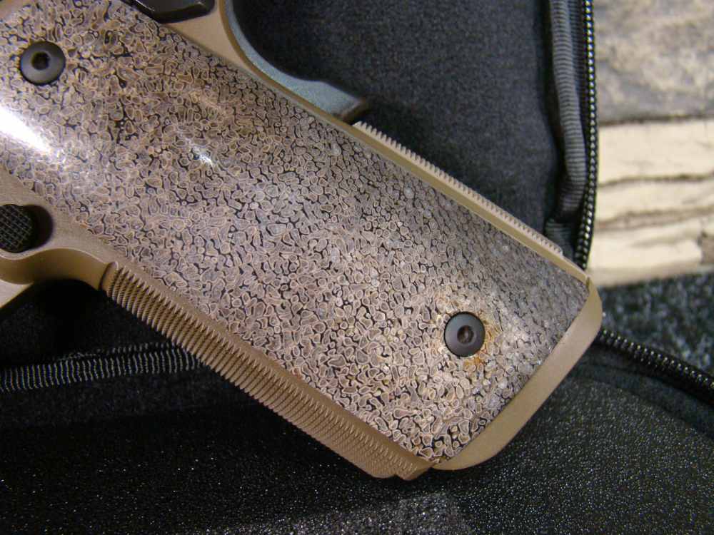 Nighthawk Custom Firehawk 9mm 1911 comp Pistol Sandhawk FDE tan finish IOS -img-8