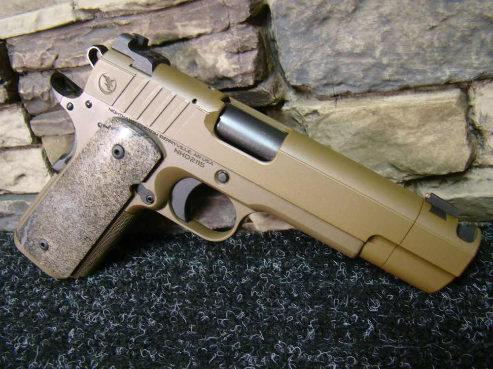 Nighthawk Custom Firehawk 9mm 1911 comp Pistol Sandhawk FDE tan finish IOS -img-19