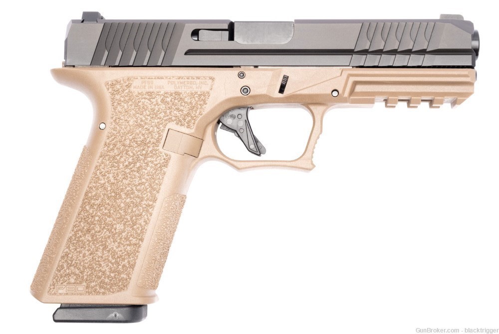 Polymer80 PFS9CMPFDE PFS9 Full Size 9mm 17+1 4.49" Black Flat Dark Earth-img-4