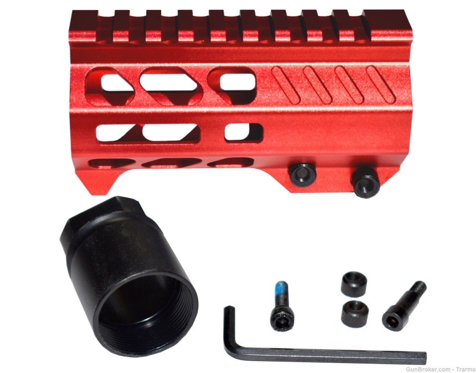 4.2" M-LOK Free Float Handguard with Integrated Hand Stop for AR15/M4 Upper-img-0