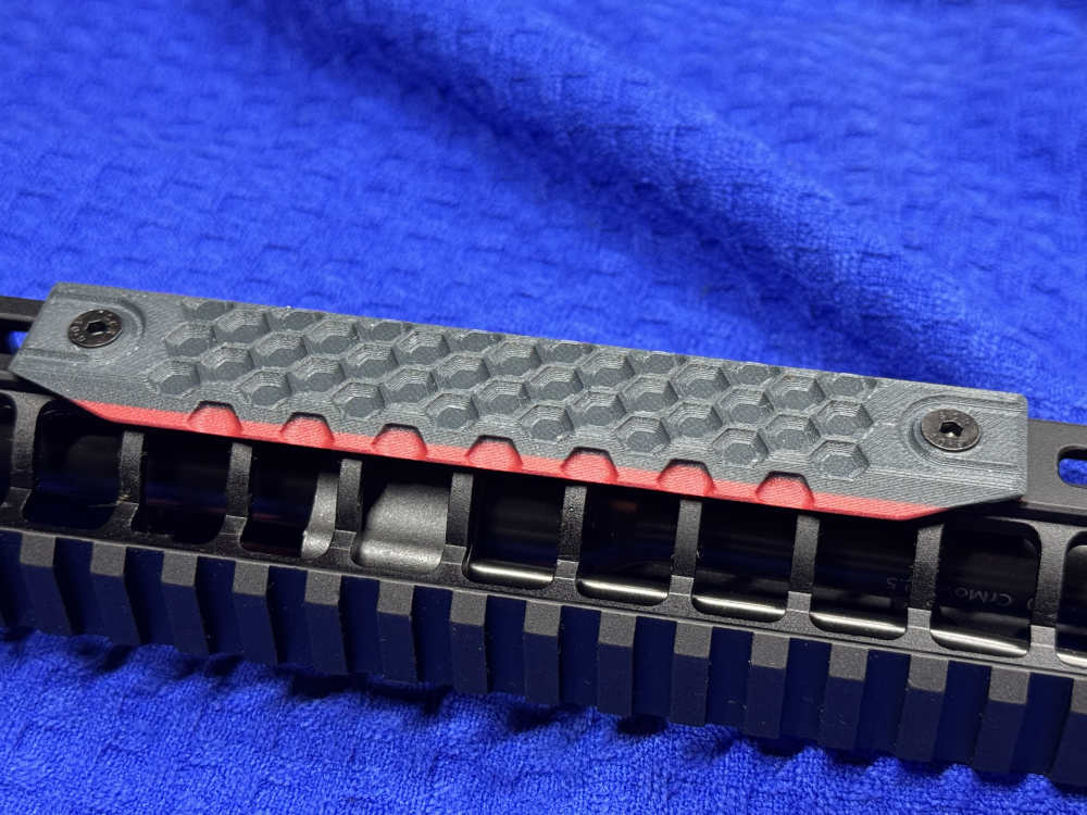 5 1/2" | Set of 2 M-LOK Rail Cover Panels | Textured Grip-img-10