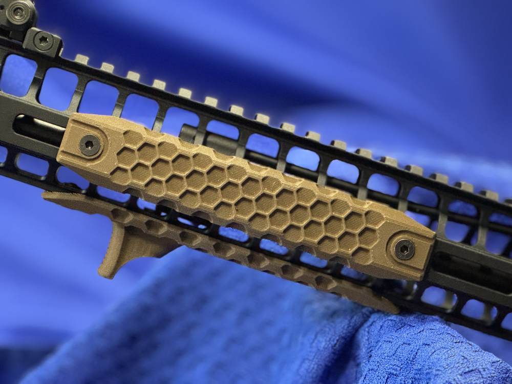5 1/2" | Set of 2 M-LOK Rail Cover Panels | Textured Grip-img-8