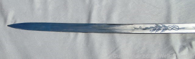 USN CIVIL WAR OFFICERS PRESENTATION SWORD w/PAPERS-img-13