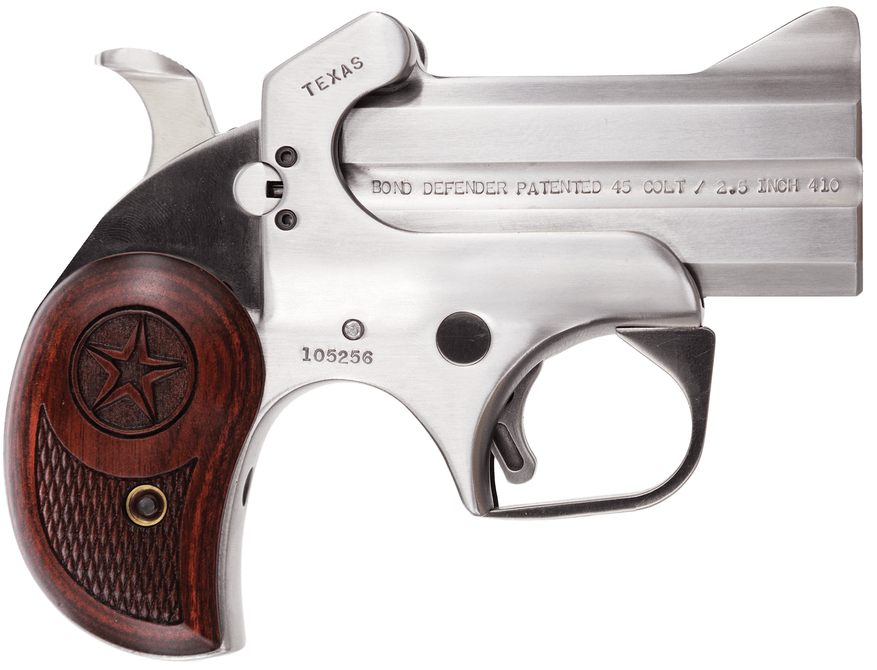 Bond Arms BATD Texas Defender 45 Colt (LC)/410 Gauge 2rd 3" Barrel, Stainle-img-0