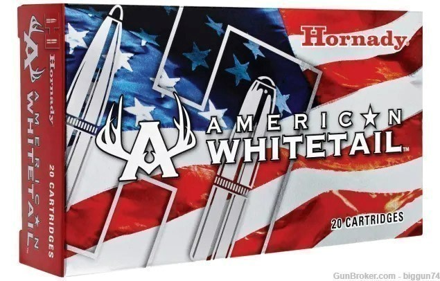 HORNADY AMERICAN WHITETAIL 6.5 CREEDMOOR 129GR 200 RDS 81489 5% Coupon-img-0