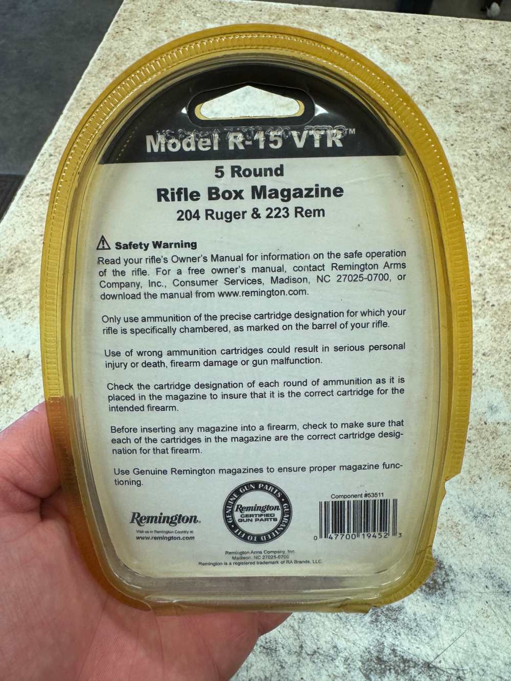 REMINGTON R-15 VTR FACTORY OEM CAMOFLAGE CAMO MAGAZINE AR-15 NEW-img-1
