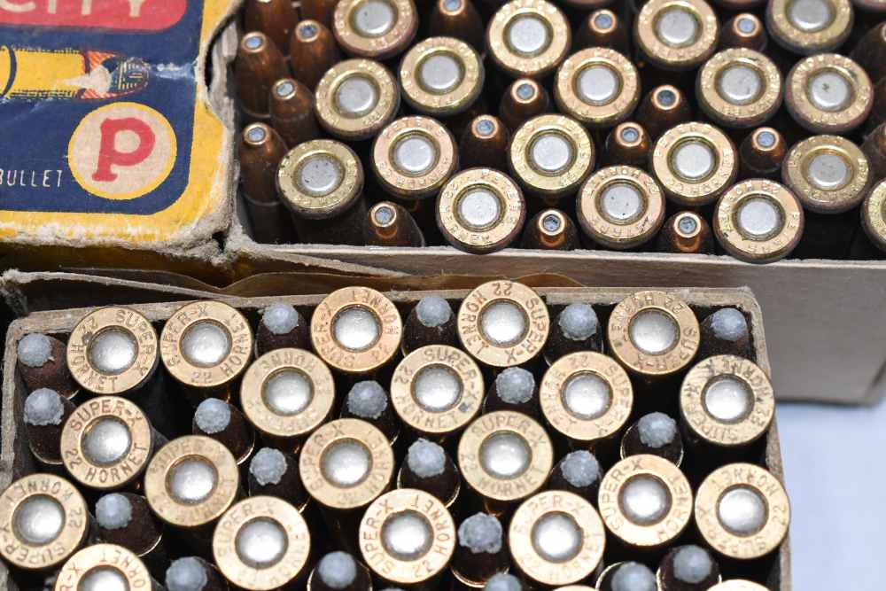 11 Boxes 546 RDS Vintage Mixed 22 Hornet Rifle Ammo Winchester Remington +-img-8