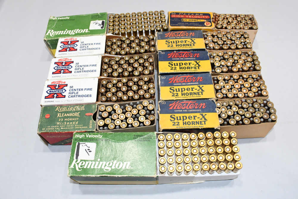 11 Boxes 546 RDS Vintage Mixed 22 Hornet Rifle Ammo Winchester Remington +-img-6