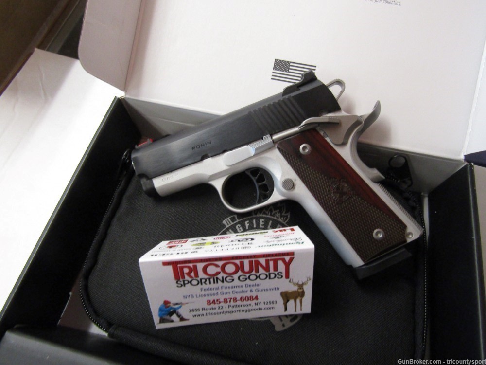 Springfield Armory PX9123L 1911 Ronin EMP 9mm Luger 9+1 3" Bull Barrel, Sat-img-1
