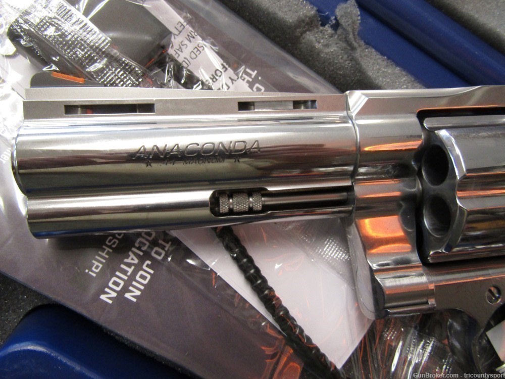 Colt Mfg ANACONDASP4RTS Anaconda 44 Mag 6rd Shot 4.25" Vent Rib Barrel-img-3