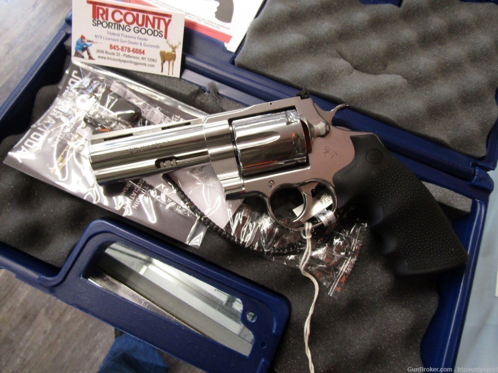 Colt Mfg ANACONDASP4RTS Anaconda 44 Mag 6rd Shot 4.25" Vent Rib Barrel-img-2