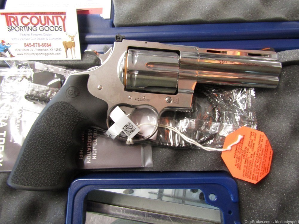 Colt Mfg ANACONDASP4RTS Anaconda 44 Mag 6rd Shot 4.25" Vent Rib Barrel-img-5
