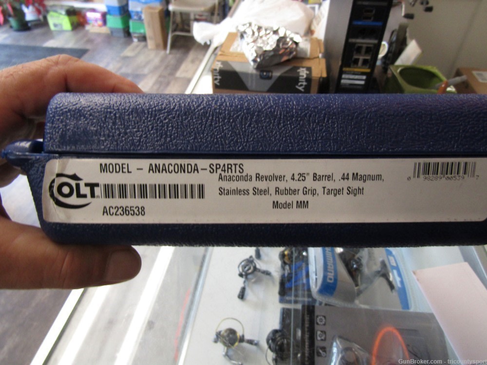 Colt Mfg ANACONDASP4RTS Anaconda 44 Mag 6rd Shot 4.25" Vent Rib Barrel-img-0