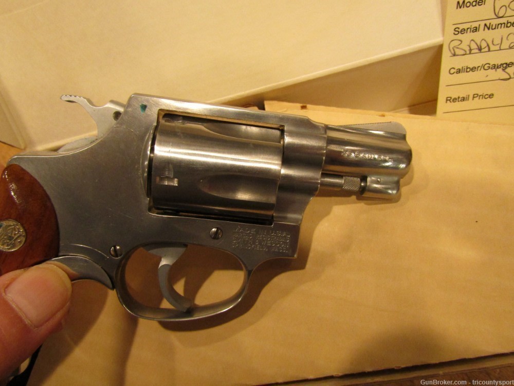 USED Smith & Wesson 60 38 Special 2in Stainless Revolver - 5 Rounds -img-4