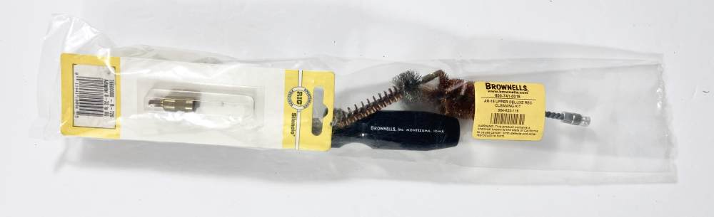 Brownells AR-15 Deluxe Upper Receiver Cleaning Kit with Wool Mop-img-1