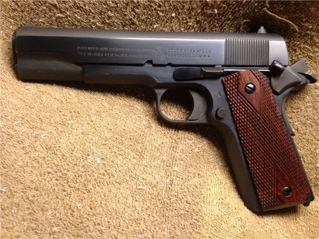 Colt 1911 WWI 1918 Black Army 45acp-img-1