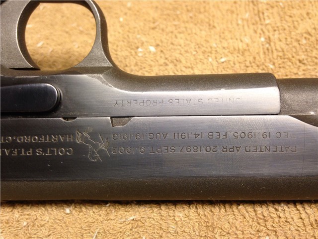 Colt 1911 WWI 1918 Black Army 45acp-img-4