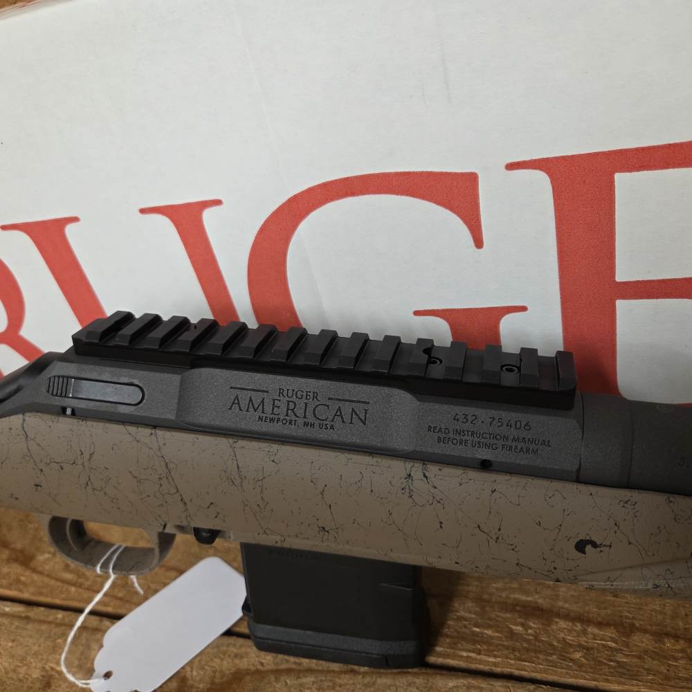 Ruger American Gen II Ranch LH 5.56 NATO 16.1" Threaded bbl FDE Splatter-img-5