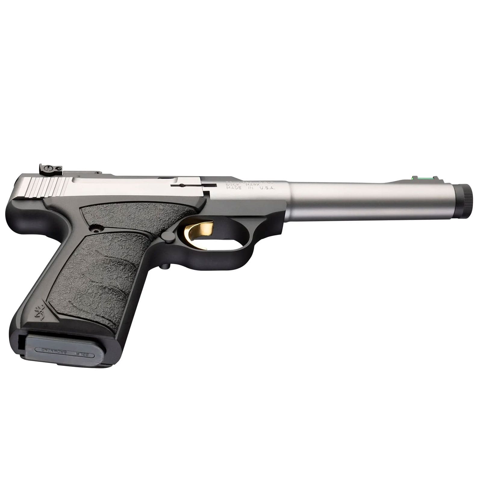BROWNING Buck Mark Camper Stainless UFX .22LR 5.9in 10rd Pistol (051616490)-img-3