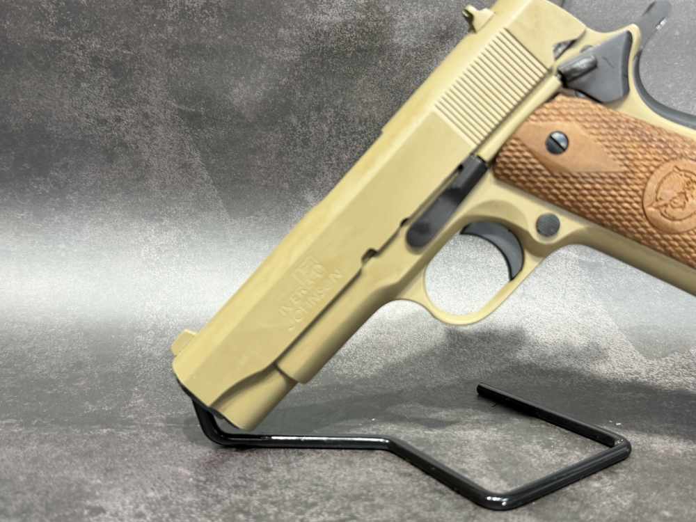 IVER JOHNSON TROJAN 45ACP TAN NOS COMMANDER 1911 4.25-img-1