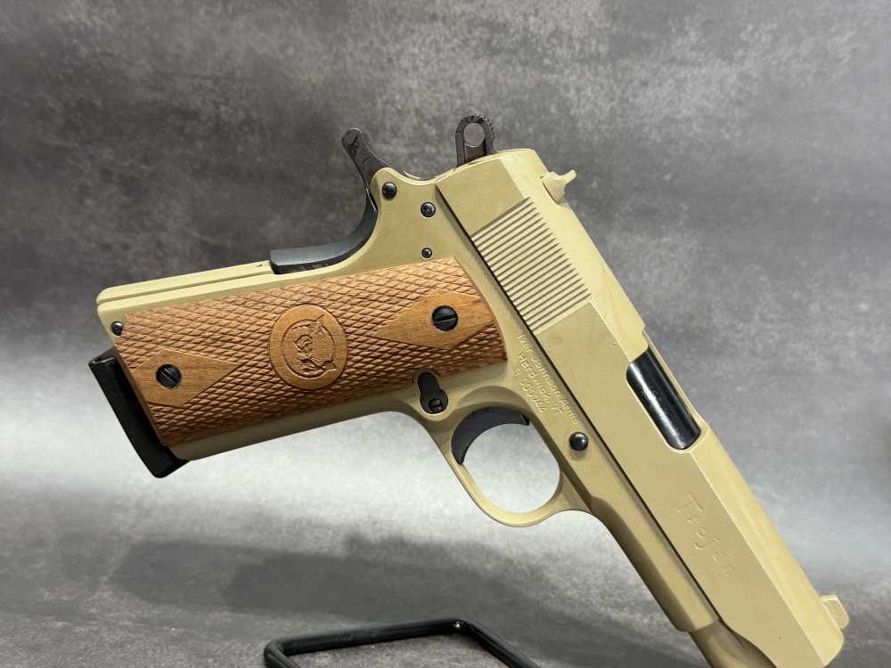IVER JOHNSON TROJAN 45ACP TAN NOS COMMANDER 1911 4.25-img-5
