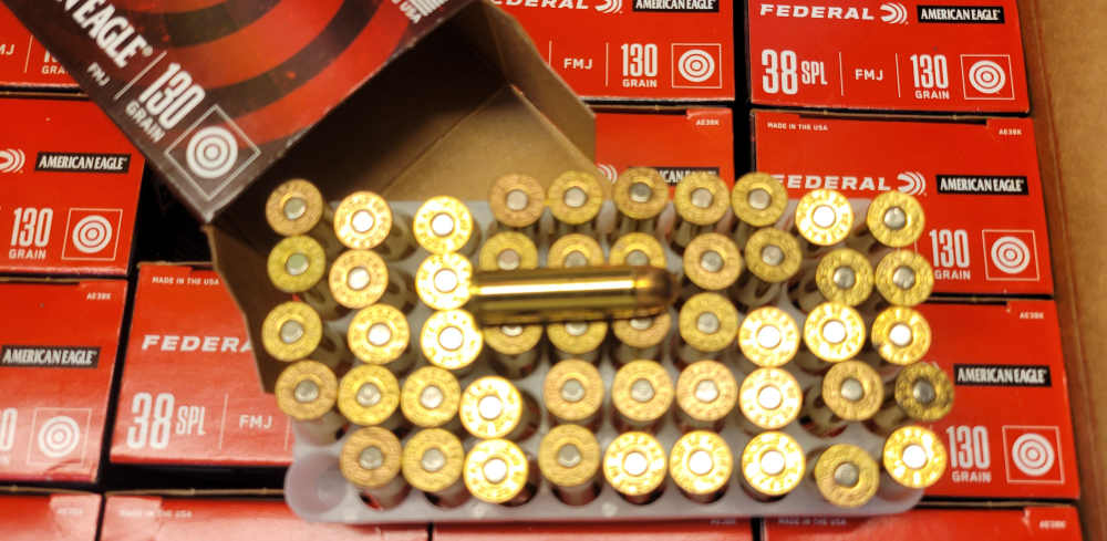 FEDERAL AMERICAN EAGLE .38 SPECIAL FMJ 130 GR 1000 RDS-img-1