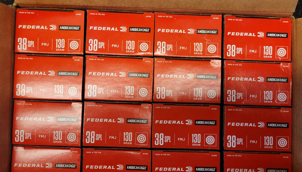 FEDERAL AMERICAN EAGLE .38 SPECIAL FMJ 130 GR 1000 RDS-img-0