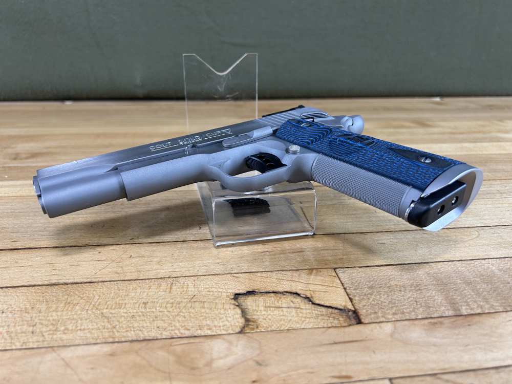 Colt Gold Cup Trophy 1911 Pistol .38 Super 5" Barrel Stainless Steel As New-img-18