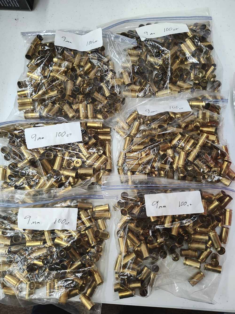 Mixed 9mm Brass 600 count 9x19 Once Fired Cleaned-img-0