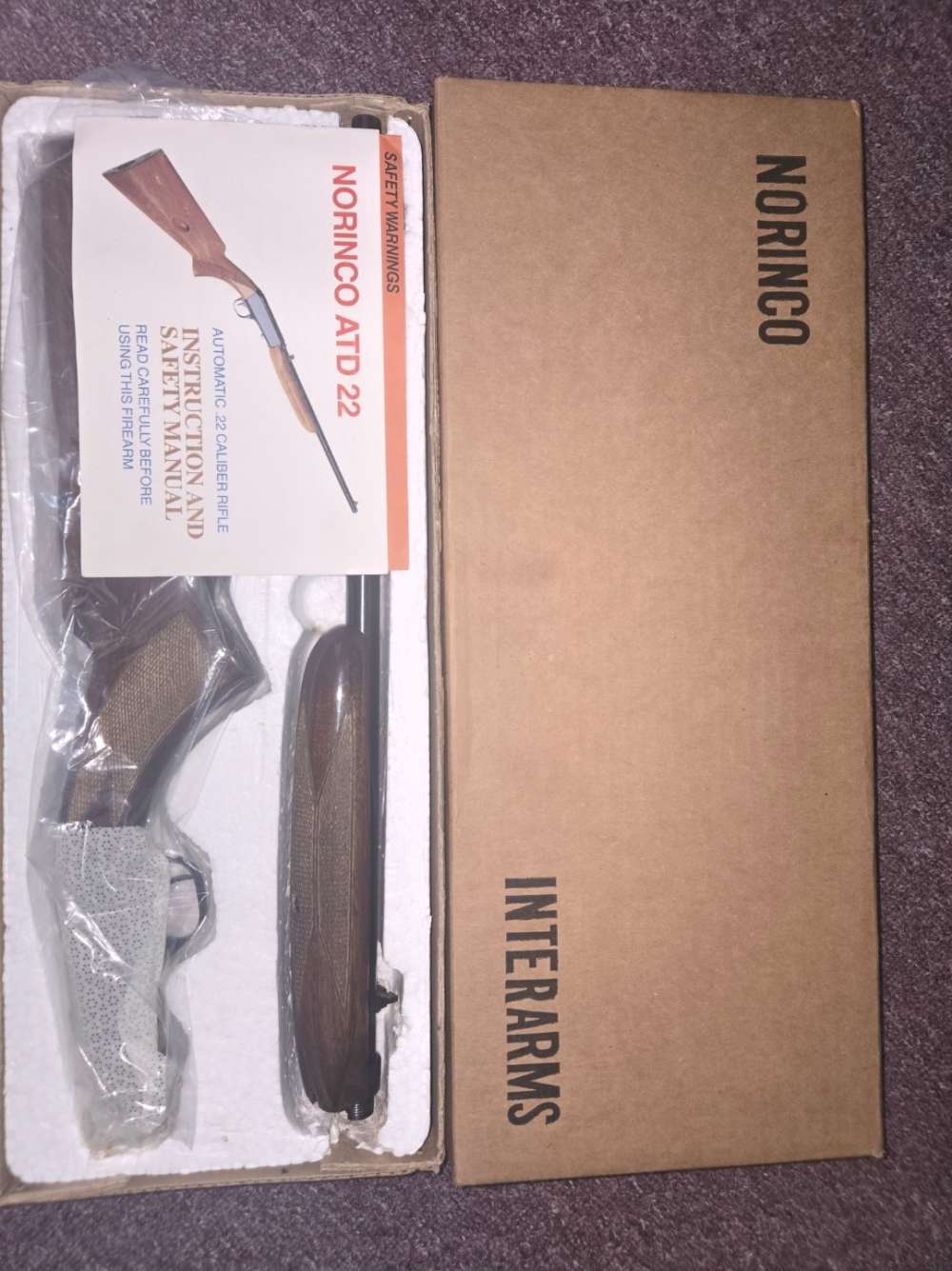 Norinco atd-22 browning sa-22 copy new unfired in box stamped receiver -img-0