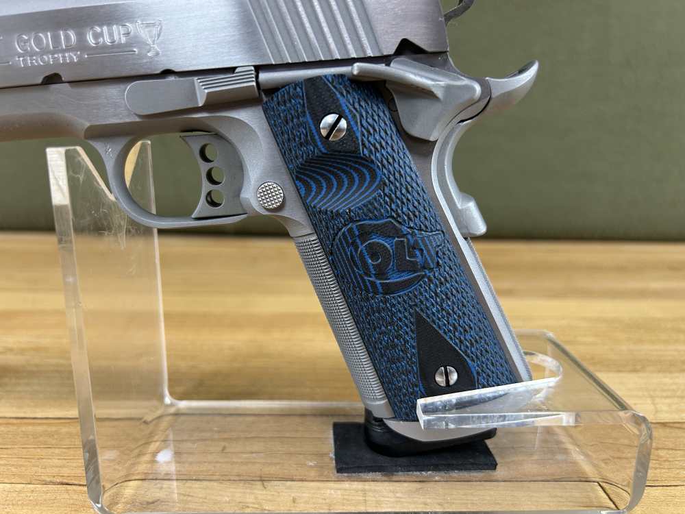 Colt Gold Cup Trophy 1911 Pistol 9MM 5" Barrel Stainless As New in Box VGC -img-6