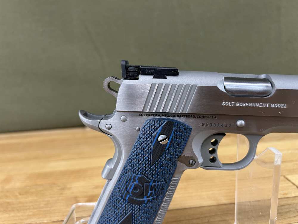 Colt Gold Cup Trophy 1911 Pistol 9MM 5" Barrel Stainless As New in Box VGC -img-11