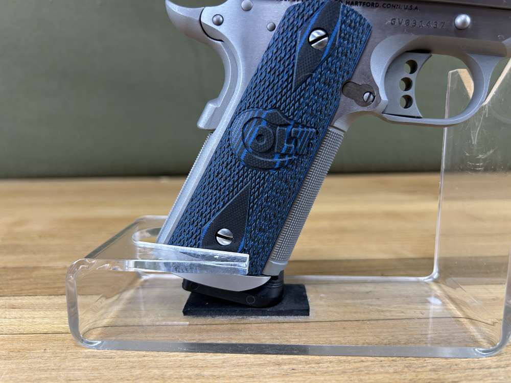 Colt Gold Cup Trophy 1911 Pistol 9MM 5" Barrel Stainless As New in Box VGC -img-10