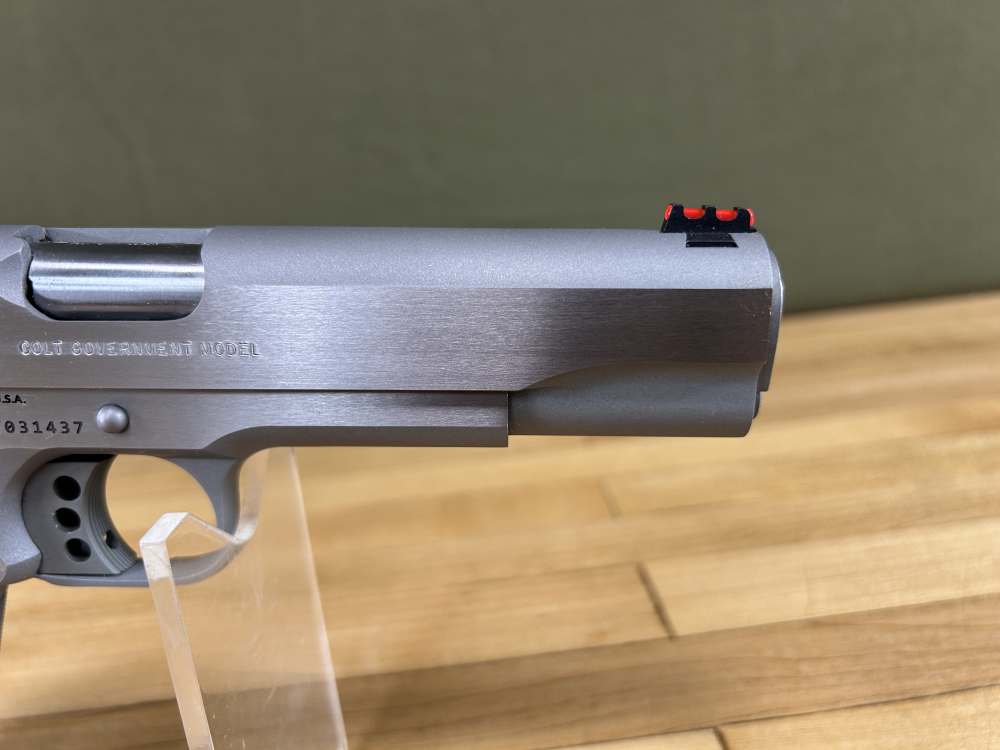 Colt Gold Cup Trophy 1911 Pistol 9MM 5" Barrel Stainless As New in Box VGC -img-13