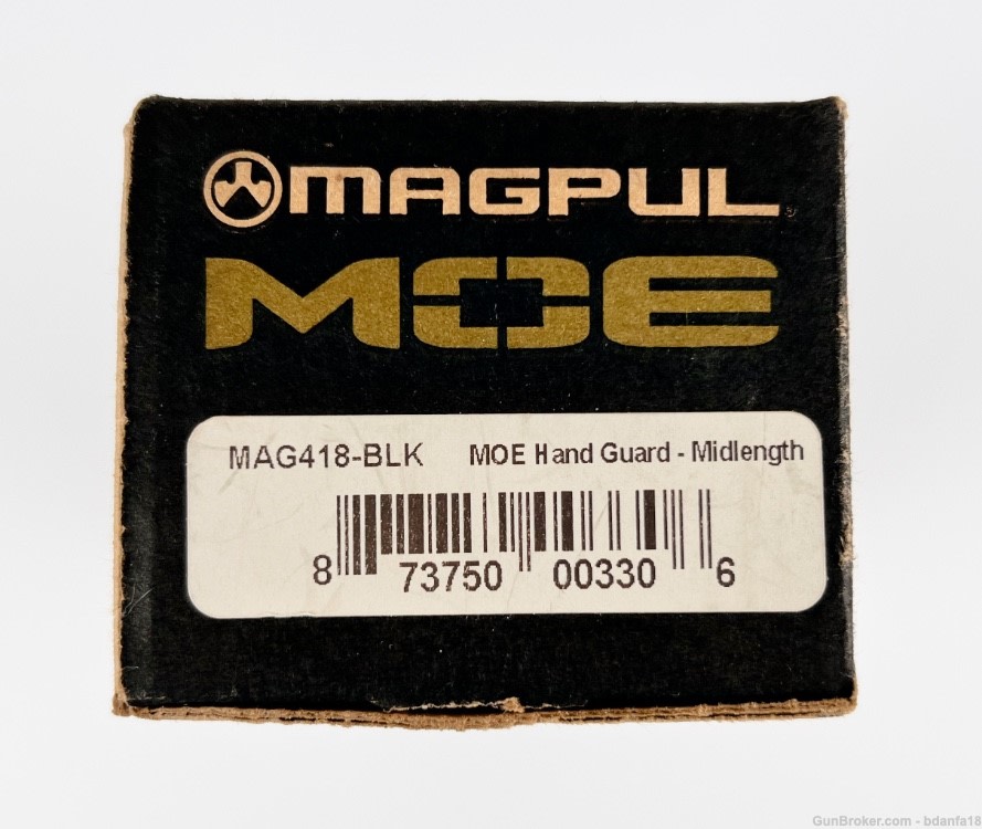 Magpul MOE Mid-Length Black Handguard, Code: MAG418-BLK -img-4