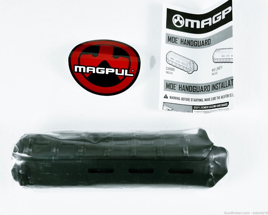 Magpul MOE Mid-Length Black Handguard, Code: MAG418-BLK -img-1