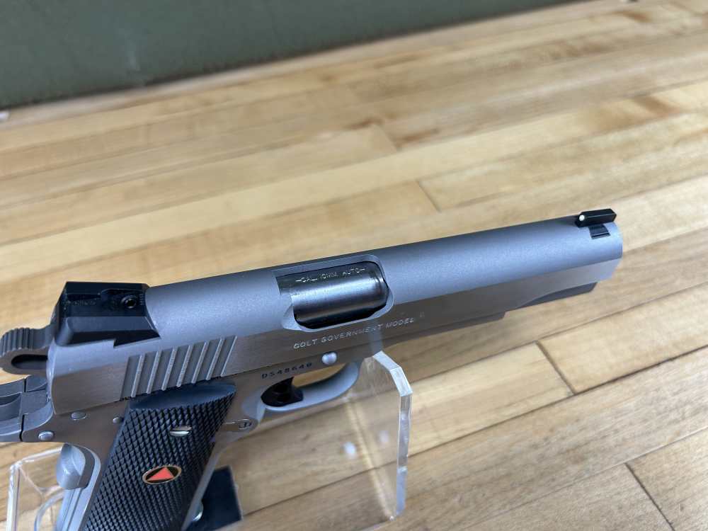 Colt Delta Elite 10MM 1911 Pistol 5" Barrel Stainless Like New in Box VGC -img-14