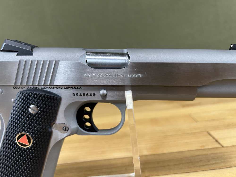 Colt Delta Elite 10MM 1911 Pistol 5" Barrel Stainless Like New in Box VGC -img-12