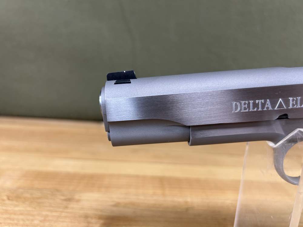 Colt Delta Elite 10MM 1911 Pistol 5" Barrel Stainless Like New in Box VGC -img-4