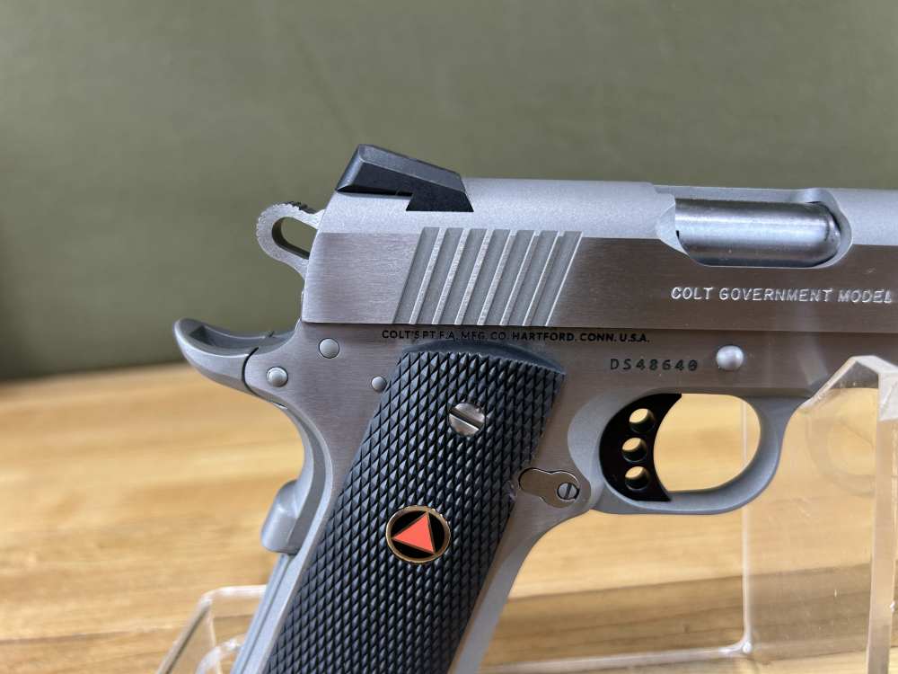 Colt Delta Elite 10MM 1911 Pistol 5" Barrel Stainless Like New in Box VGC -img-11