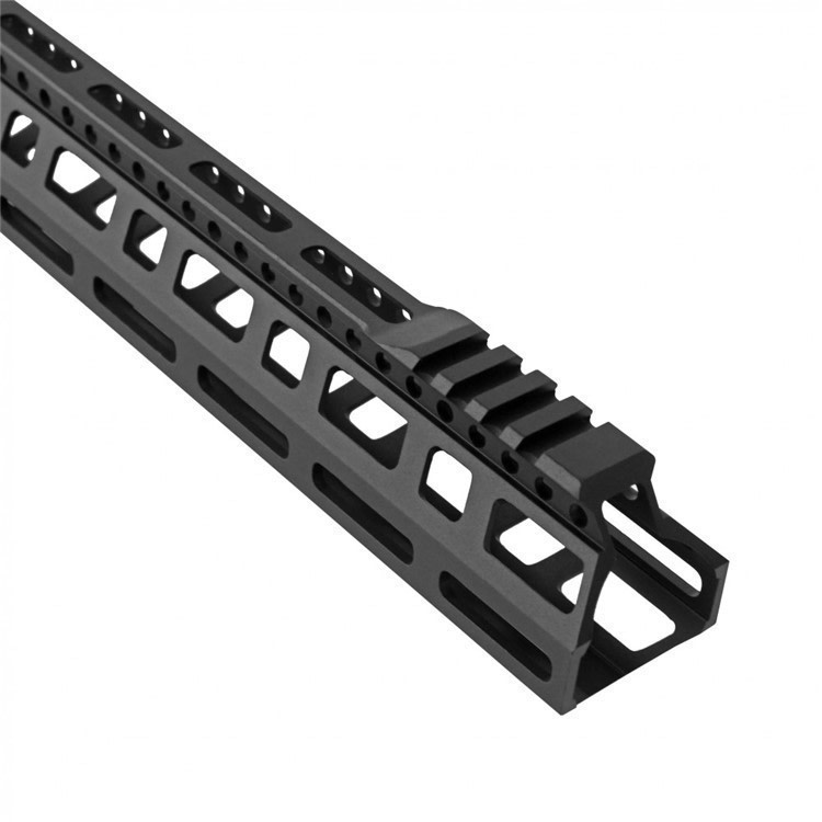 18" AR10 Low Profile D-End MLOK Clamp Free Float Handguard w/o Top Rail-img-2
