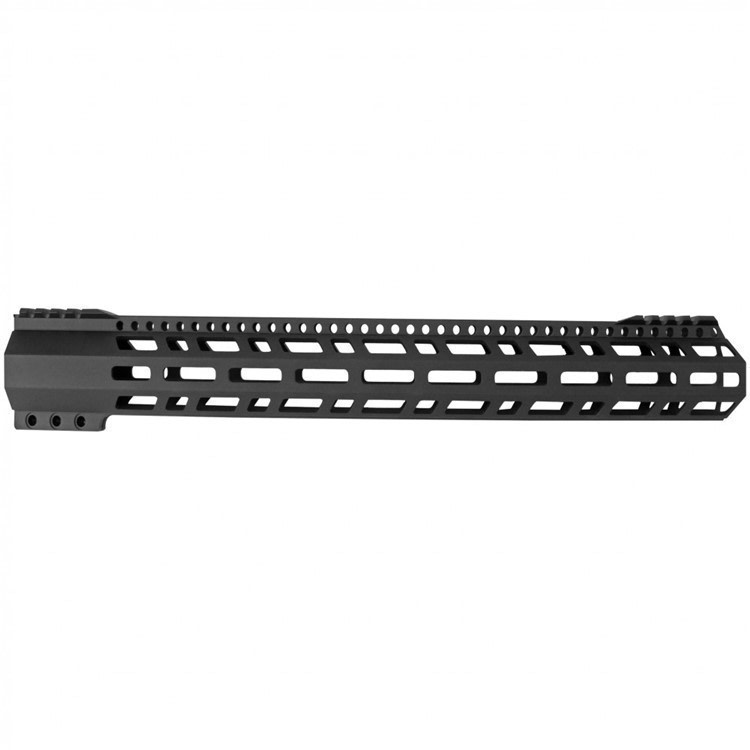 18" AR10 Low Profile D-End MLOK Clamp Free Float Handguard w/o Top Rail-img-1