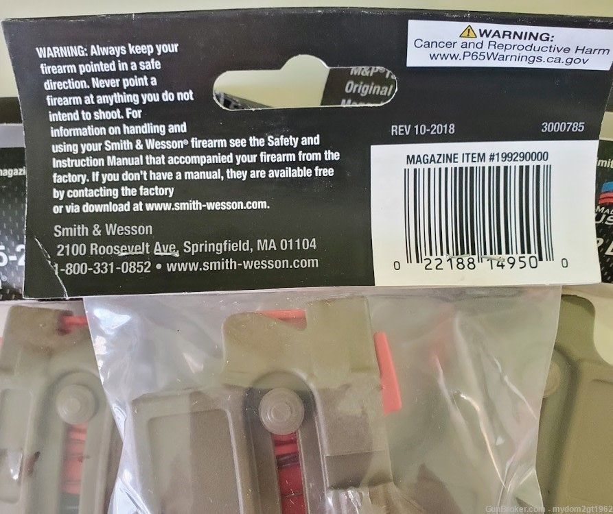 3 x Smith & Weston M&P 15-22 .22LR 25 Round FDE (Flat Dark Earth) Magazines-img-2